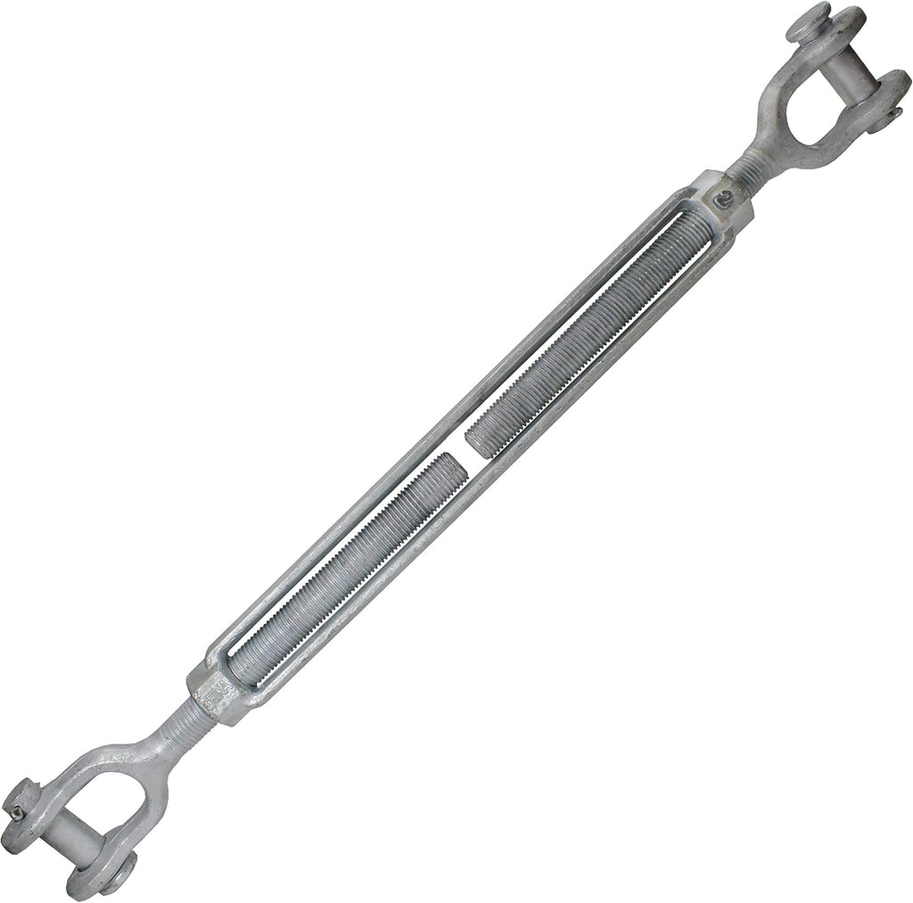 Galvanized Jaw and Jaw Turnbuckle D3367