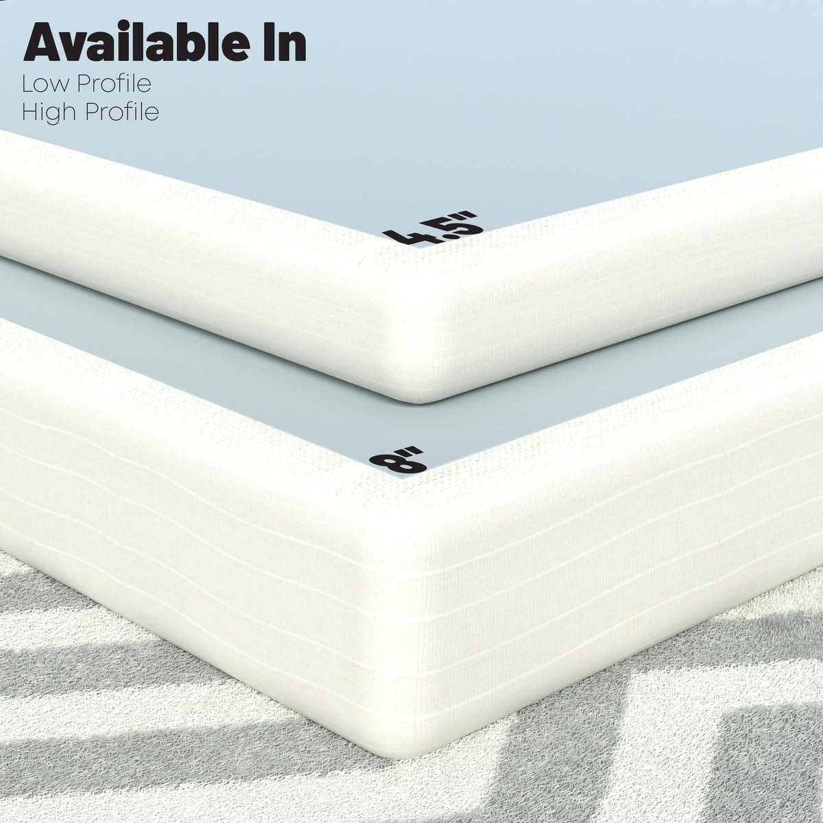 4.5-Inch & 8-Inch Wood Box Spring P2941