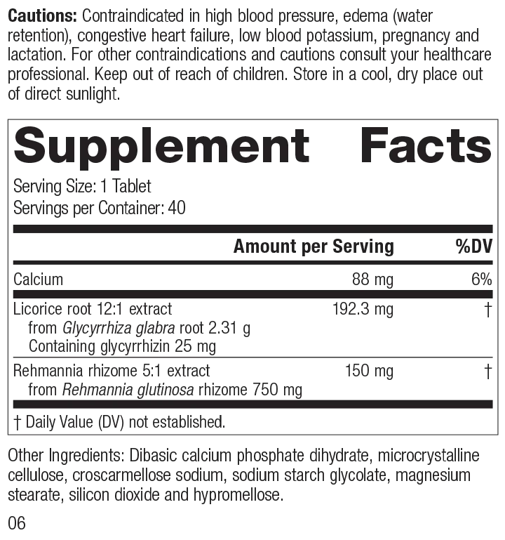 Adrenal Complex 120 Tablets Q716