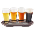 Glass & Wood Beer Flight Board S7953