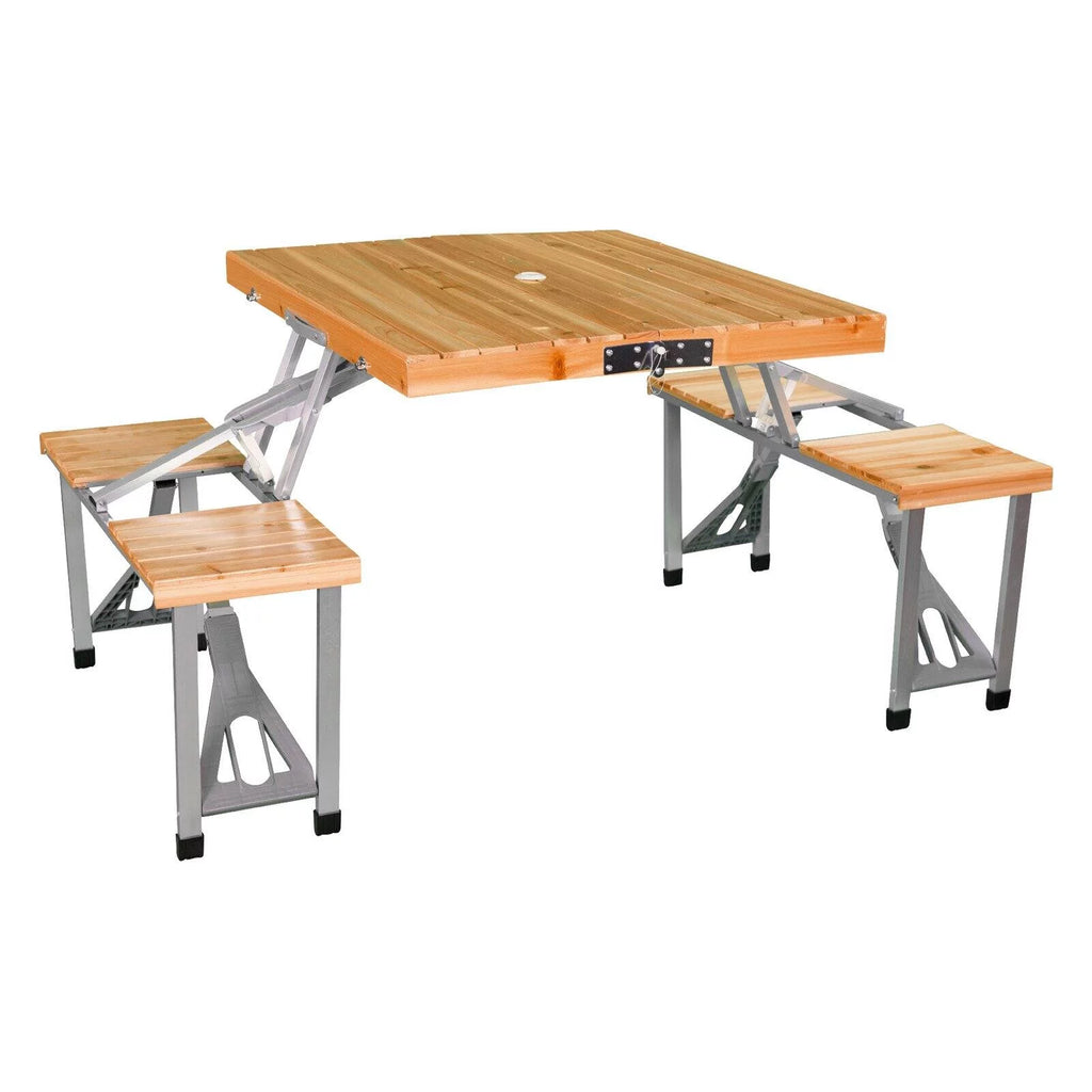 Wood Folding Picnic Table O540