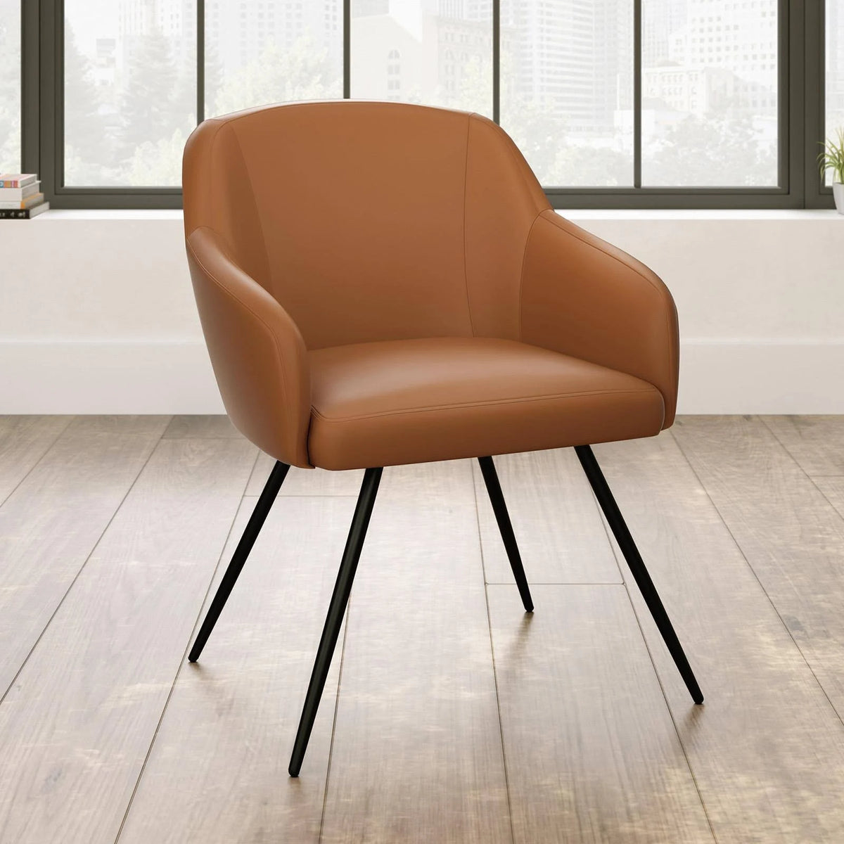 Saddle Brown Occasional Chair W447
