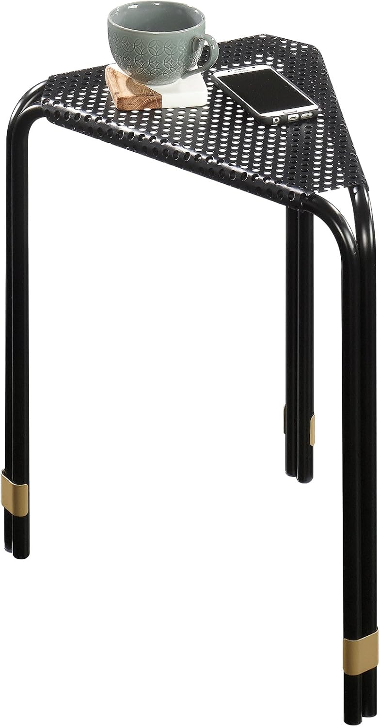Triangular Side Table, Black finish P138930