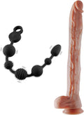 Vibrating Anal Beads 17.3 Inch Dildo P2145