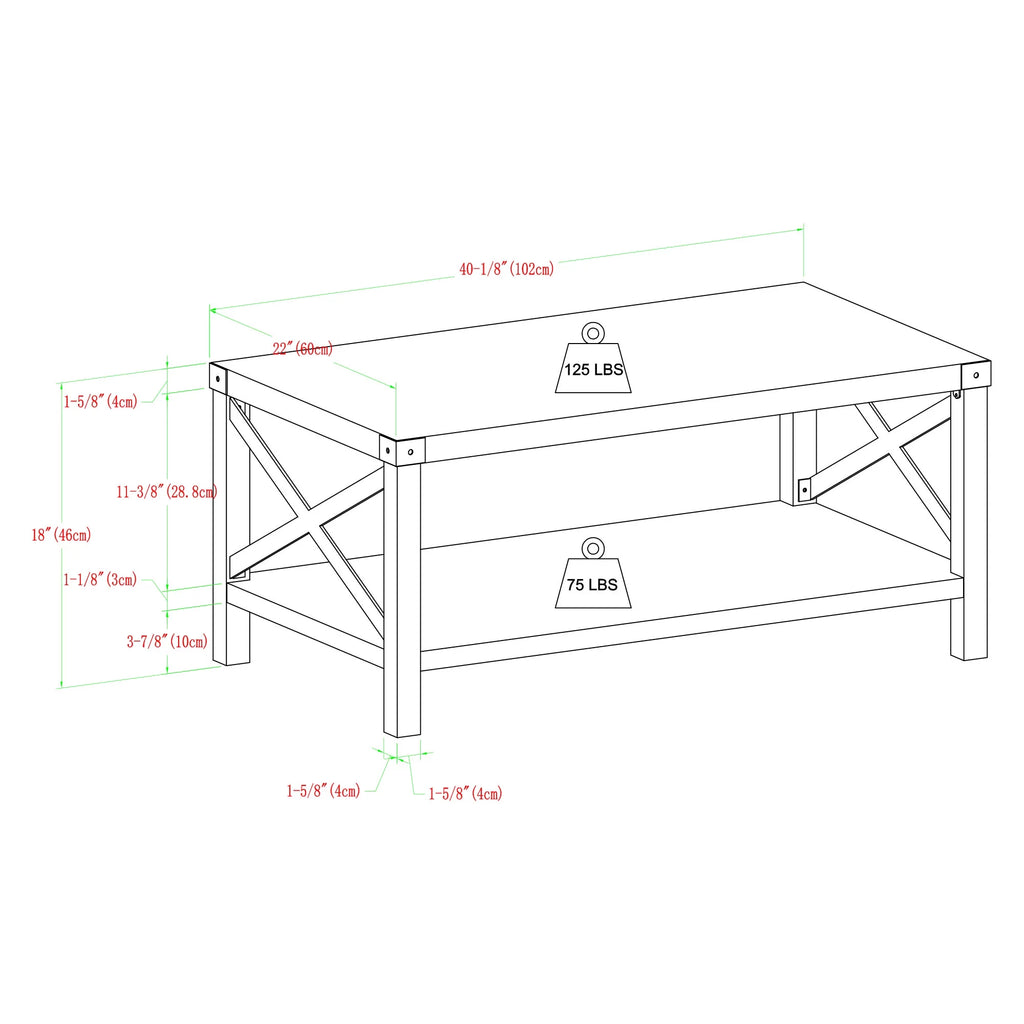 Magnolia Metal X Coffee Table U308