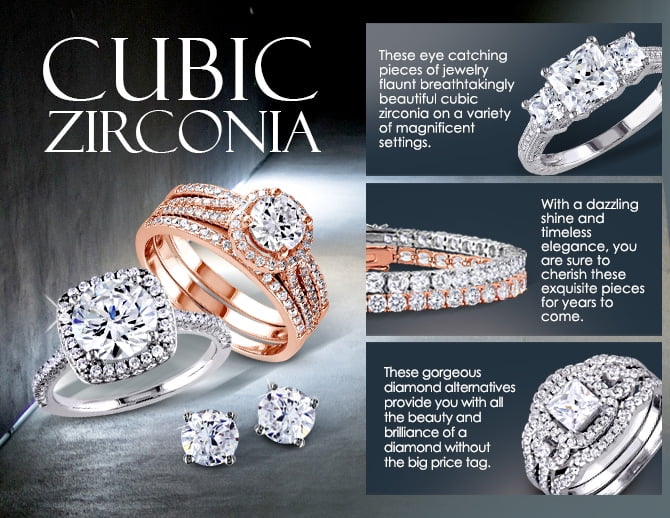 Sterling Silver Cubic Zirconia Cocktail Ring Y658