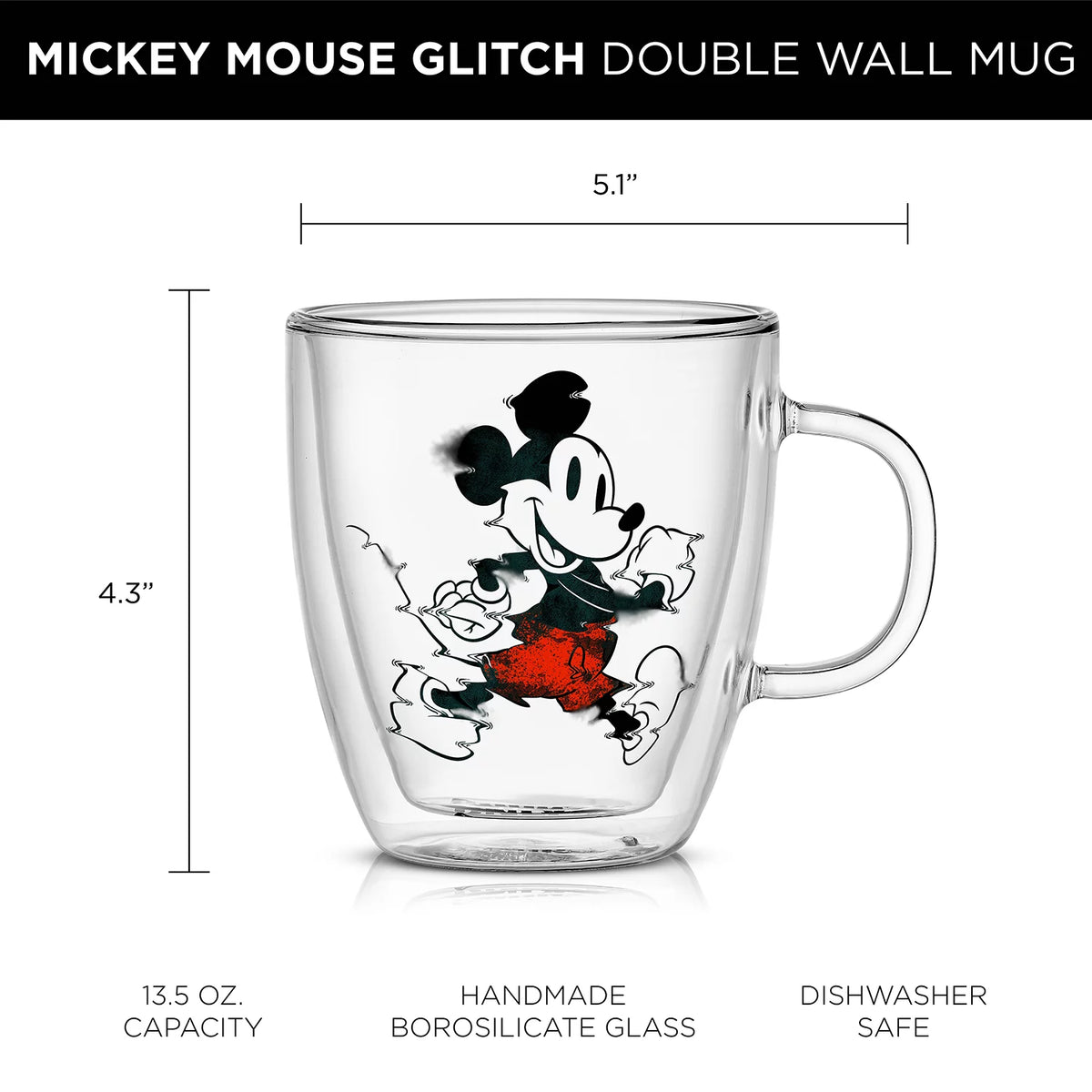 Double Wall Coffee Mugs 13.5 oz Set of 2 A54116