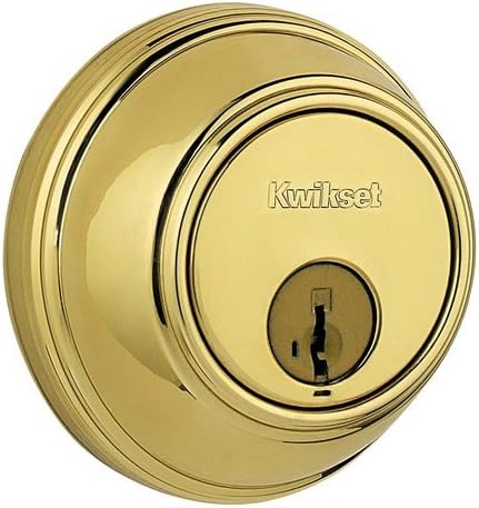 Key Control Deadbolt Smart Key Bright Brass Finish Pack of 2 Y62535