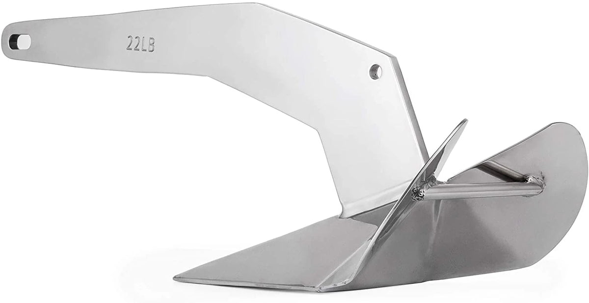 14 lbs Stainless Steel Delta Style Boat Anchor R348613