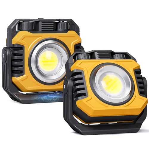 2 Pack Rechargeable Magnetic Work Light with Hook N3133