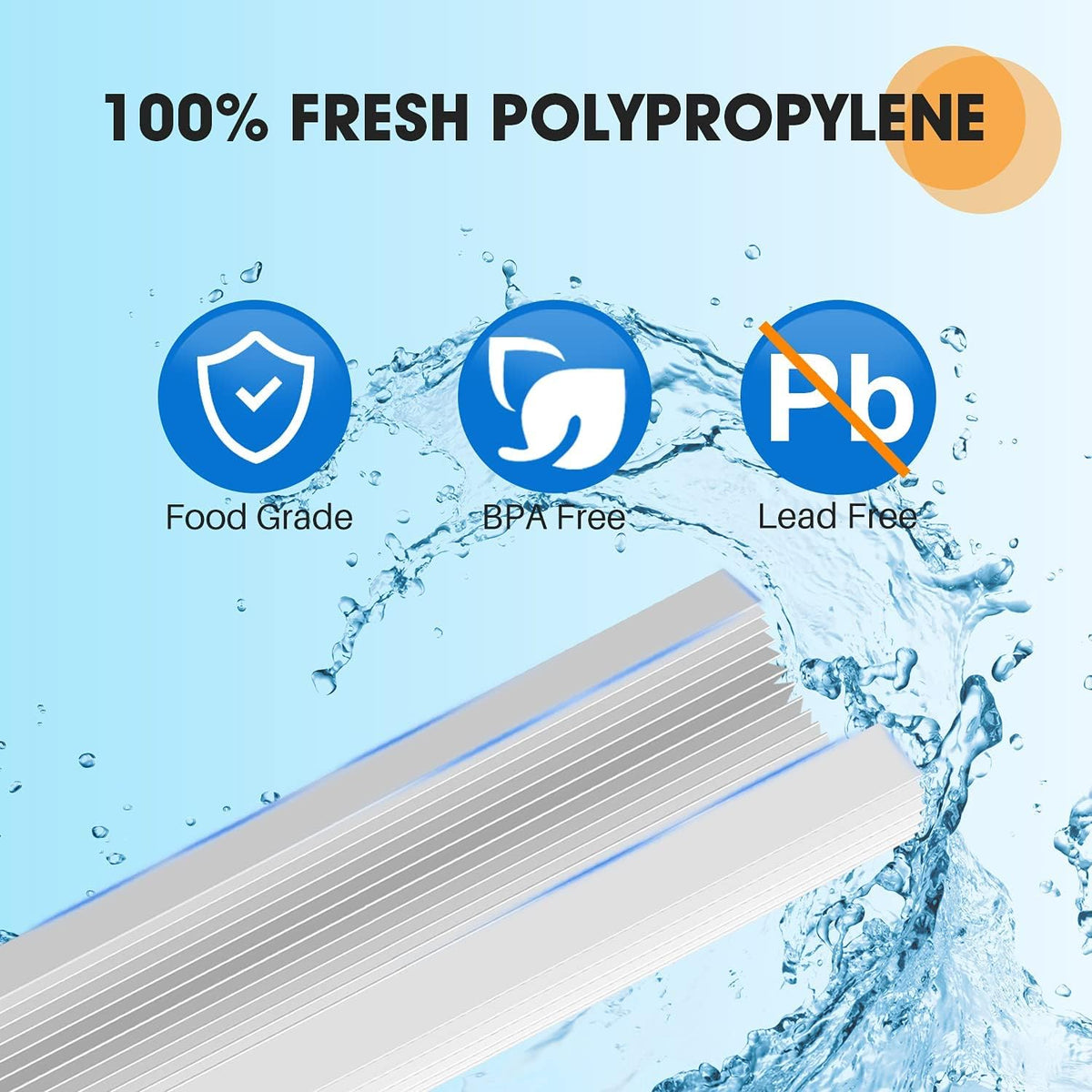5 Micron 10x2.5 Whole House Pleated Sediment Filter Replacement Cartridge, 4Pack X77077