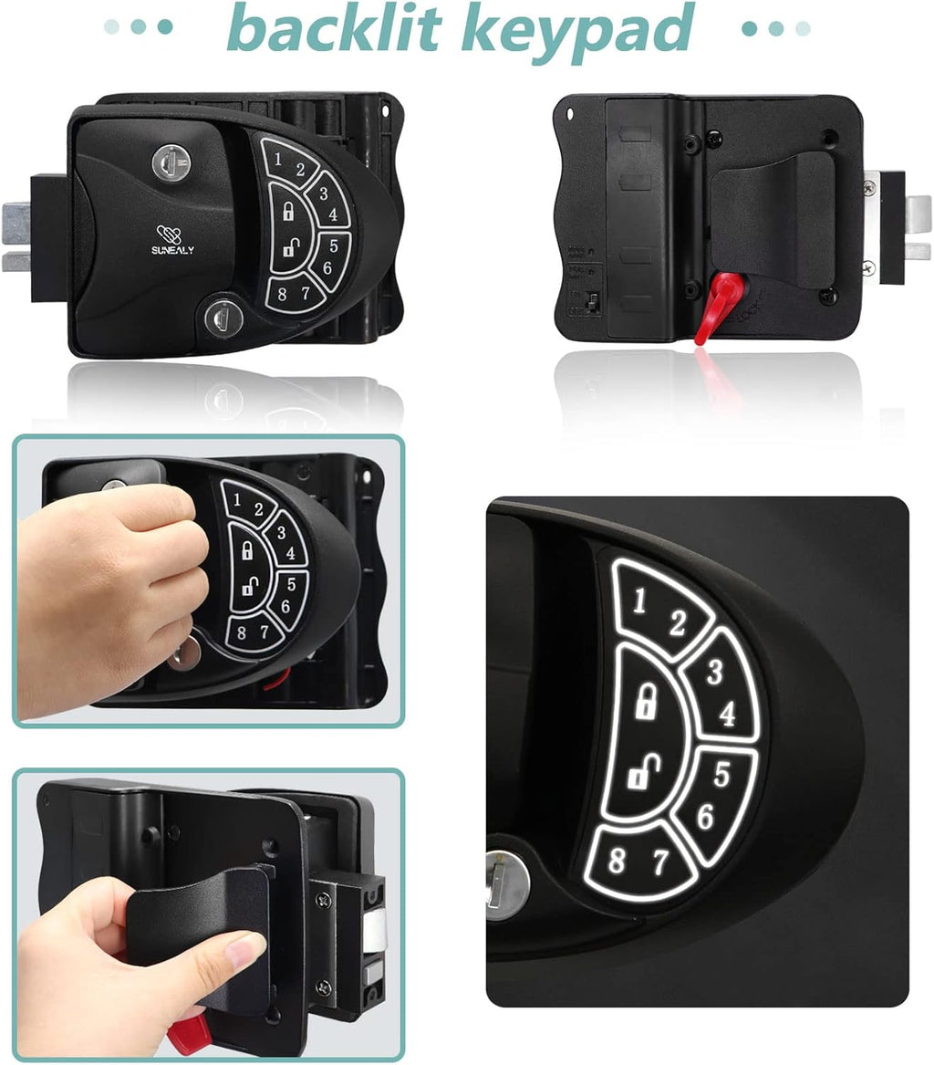 RV Keyless Entry Door Lock with Backlit Keypad D513543