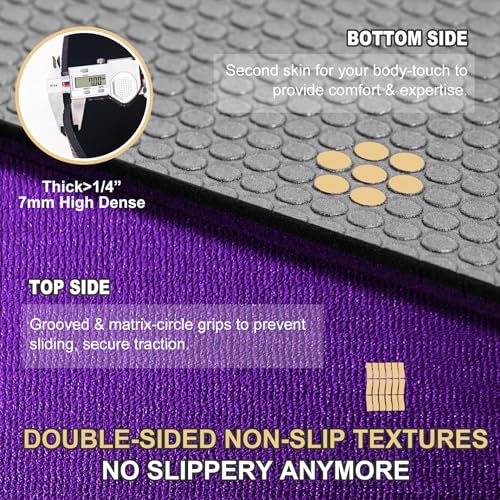 Large Non-Slip Exercise Mat 7mm F58084