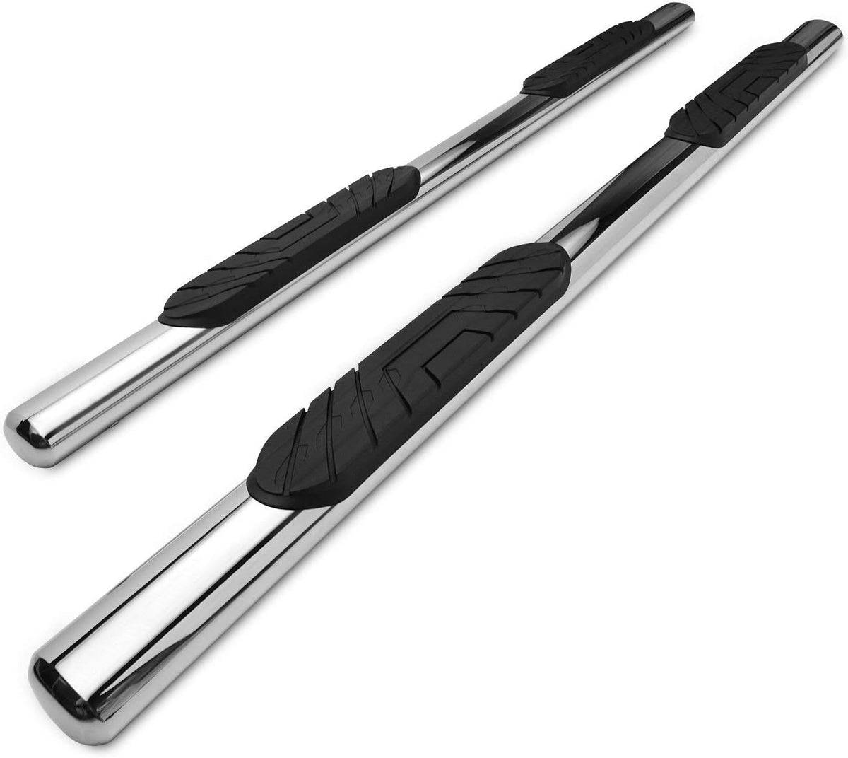 4 Oval Tube Stainless Steel Nerf Bars Running Boards 2Pcs T524952