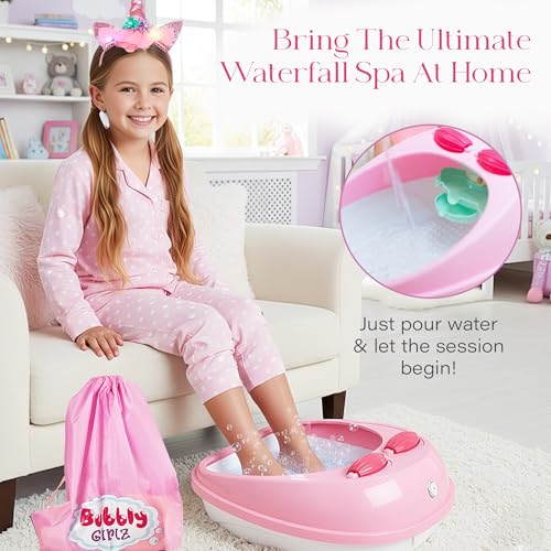 Glow in Dark Kids Spa Day Kit 42+ Pieces O445
