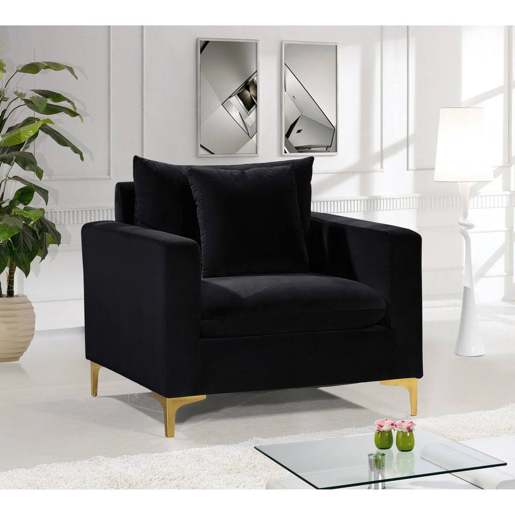 Pink Velvet Accent Chair H497
