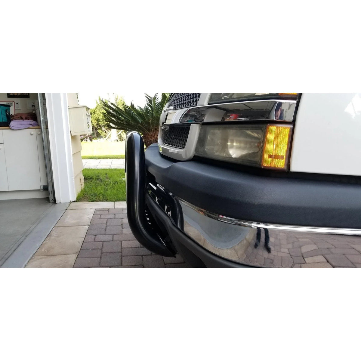 Black 3" Bull Bar Bumper Grille Guard R233
