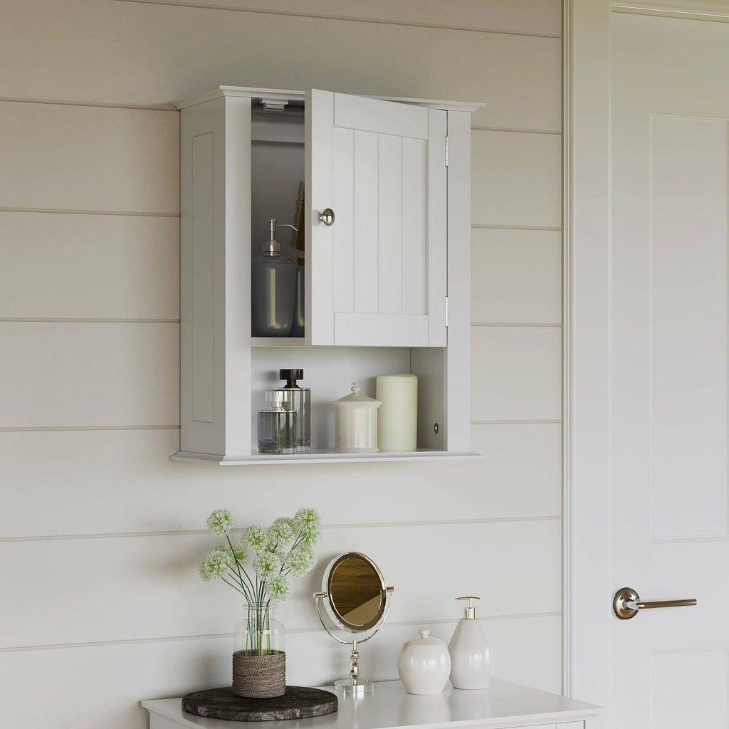 White One Door Wall Cabinet M622826