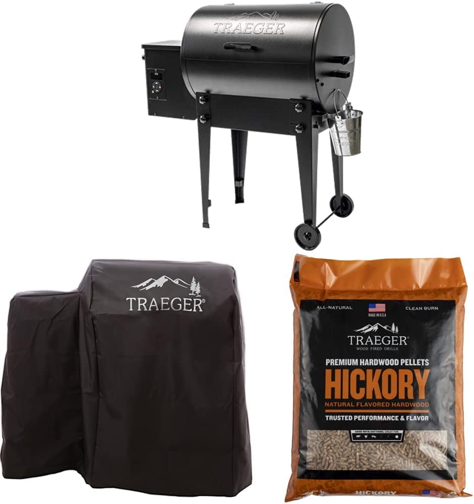 Black Portable Wood Pellet Grill and Smoker V774019