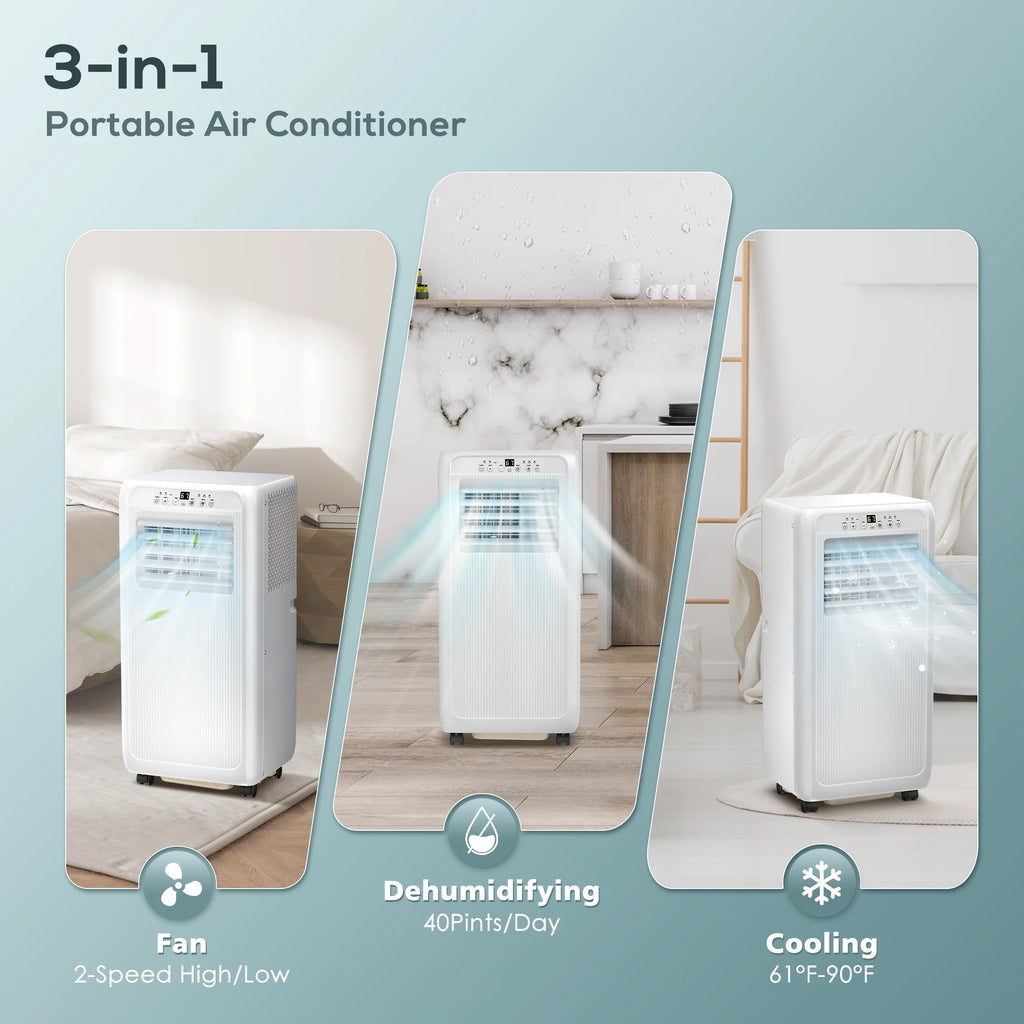 5000BTU Portable Air Conditioner 3 in 1 with 24-Hour Timer Z476
