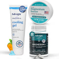 Magnesium 500 MG 60 Caps, Body Butter 4oz & Cooling Gel 4oz Q876305