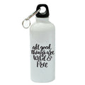 White Aluminum 20 oz Water Bottle X85348