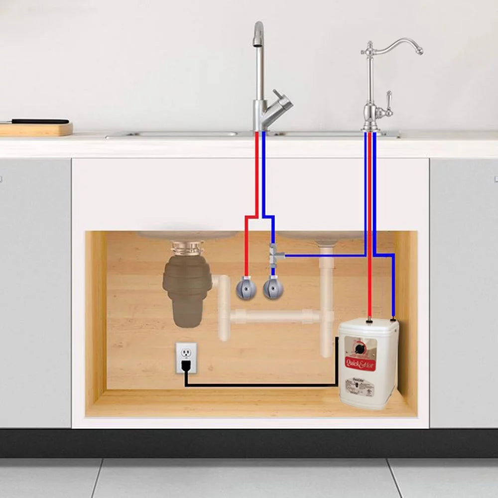 9" 1-Handle Hot Water Dispenser Faucet with Thermostatic Tank, Oil Rubbed Bronze L586770