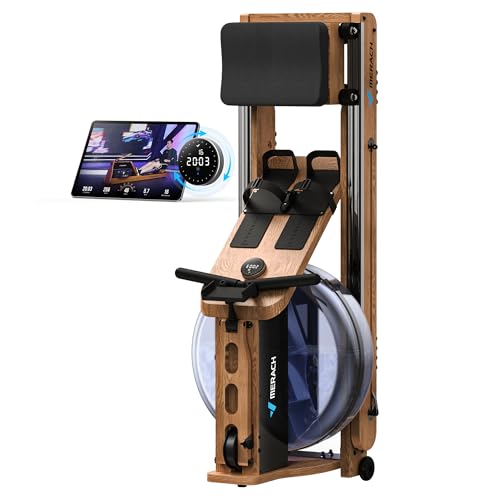 Foldable Water Rowing Machine with 400LBS Weight Capacity Y676821