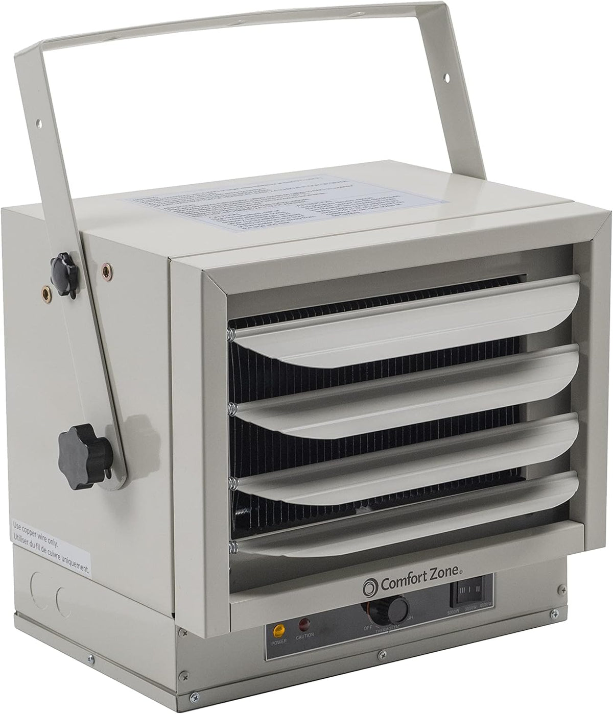 5000W Fan-Forced Ceiling Mount Heater, White D6903