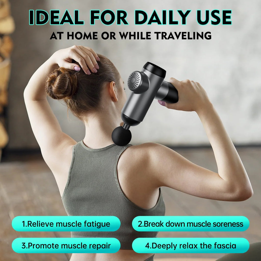 Adjustable Handheld Deep Tissue Massage Gun F734