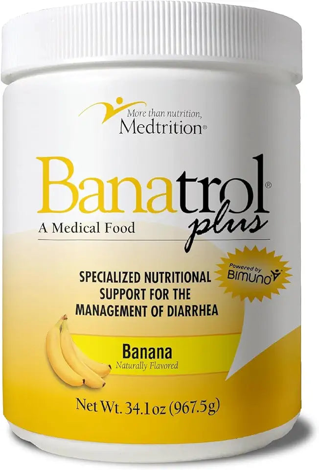 Natural Anti-Diarrheal with Prebiotics 90 Servings Banana Q232