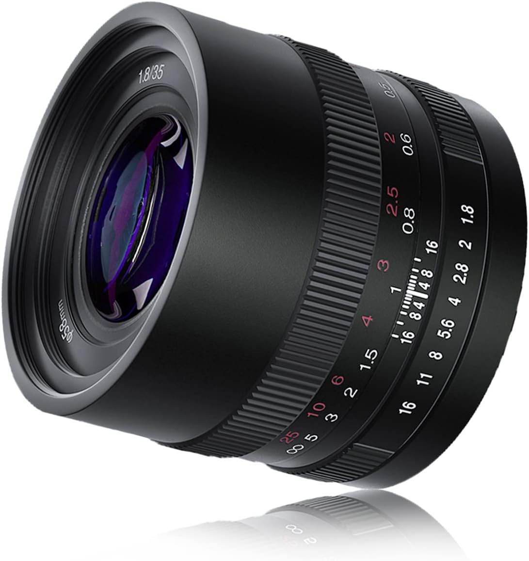 35mm F1.8 Full Frame Manual Prime Lens for L-Mount Mirrorless Camera F627