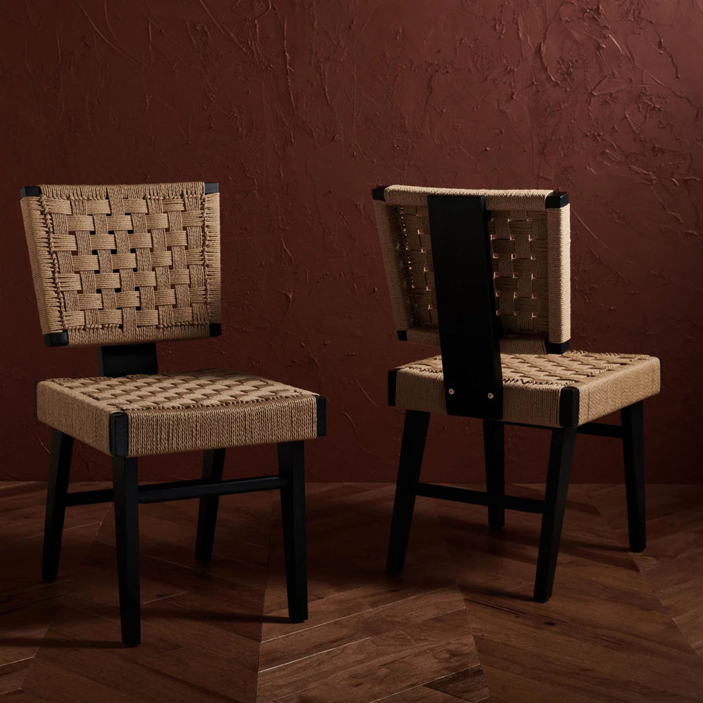 Woven Dining Chair Set of 2 F7120