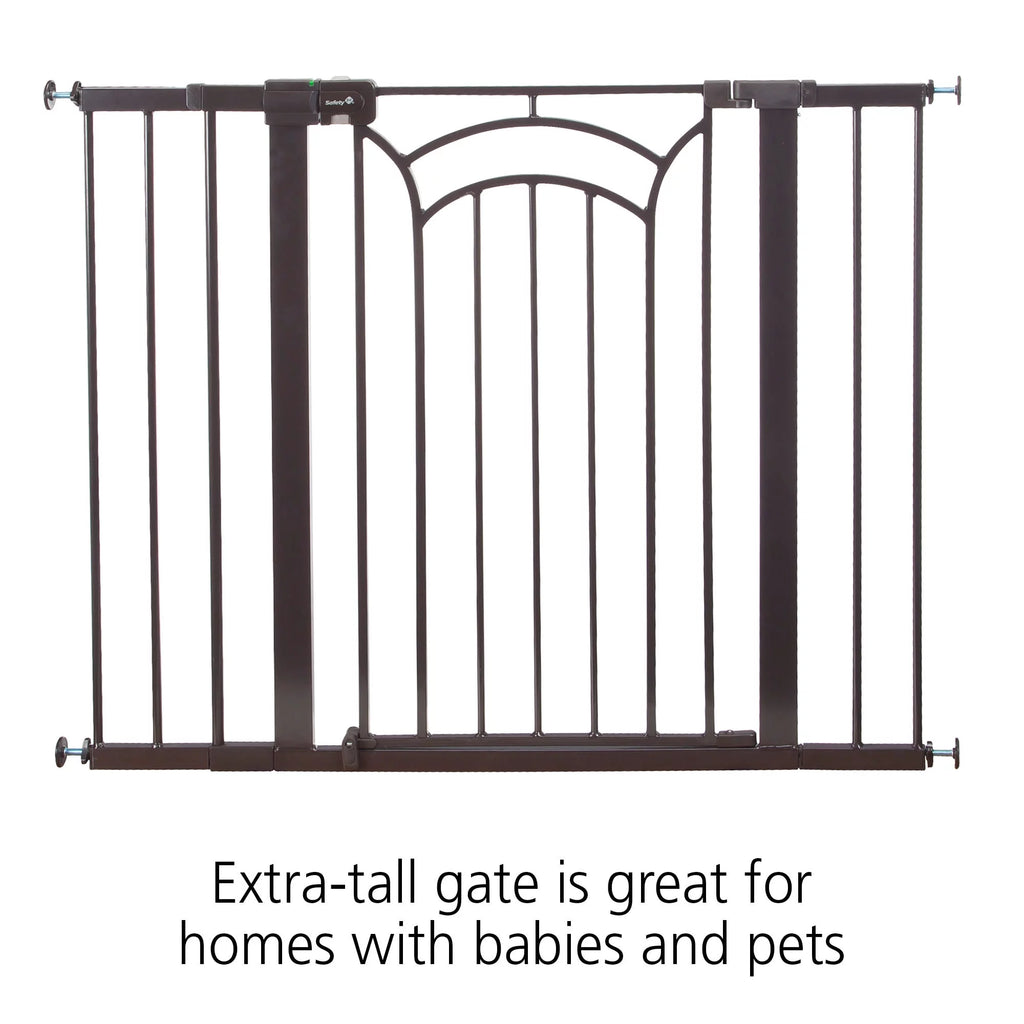 Bronze Tall & Wide Walk Thru Baby Gate C78774
