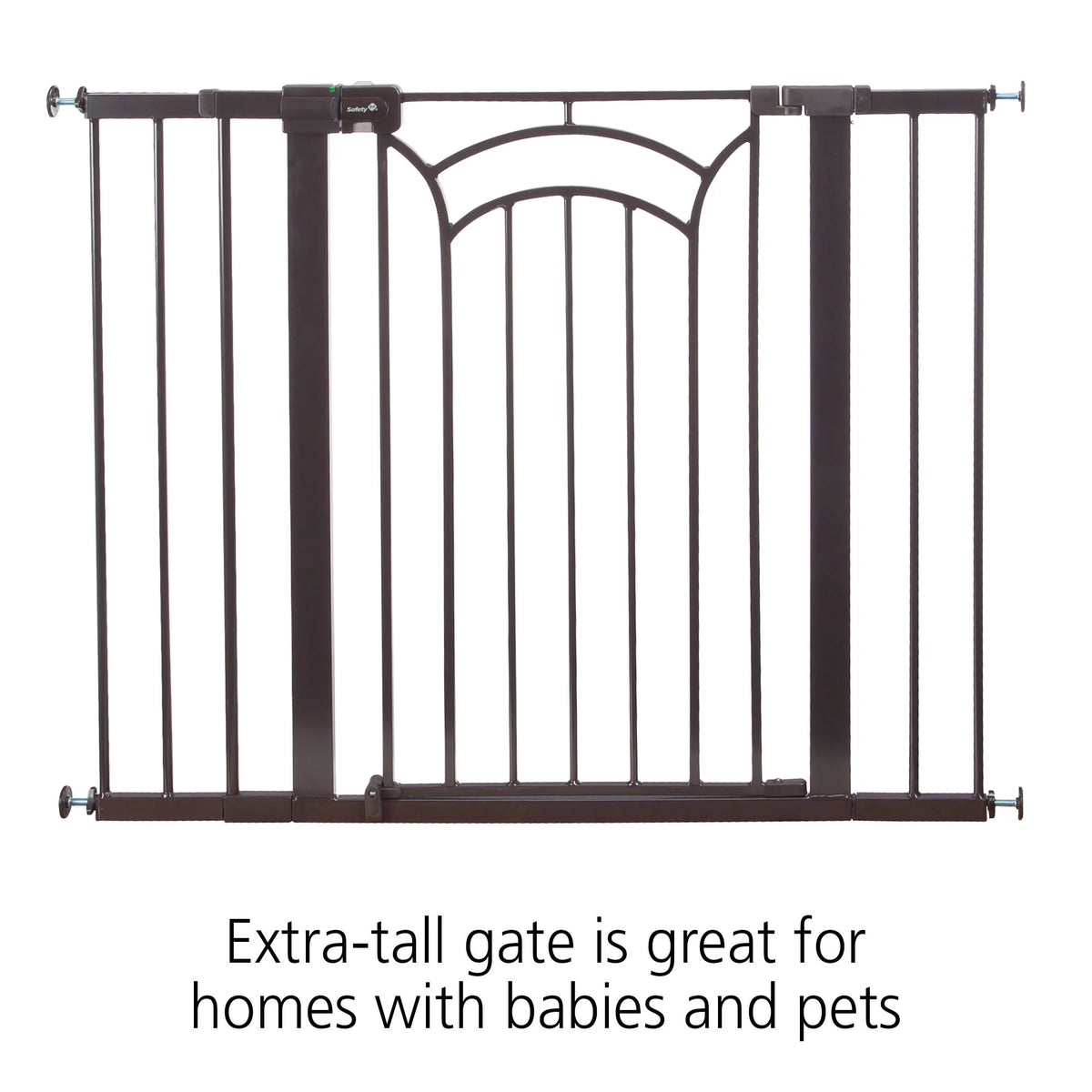 Bronze Tall & Wide Walk Thru Baby Gate C78774