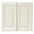 Antique White Double Door Wall Cabinet J9899
