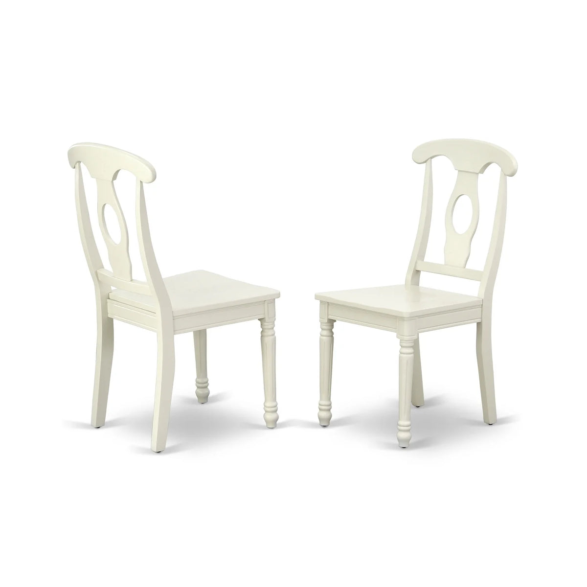 3Pc Round 42 Inch Table And 2 Panel Back Chairs B2709