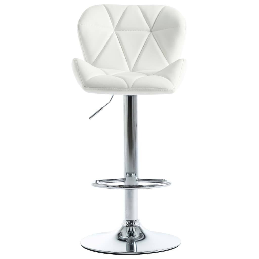 Orange Faux Leather Bar Stool Z545840