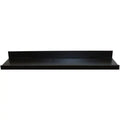 Black Wood Floating Picture Ledge Shelf M5966