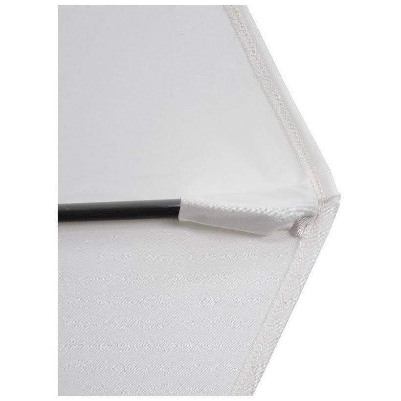 White Olefin Fiberglass Market Umbrella Q690