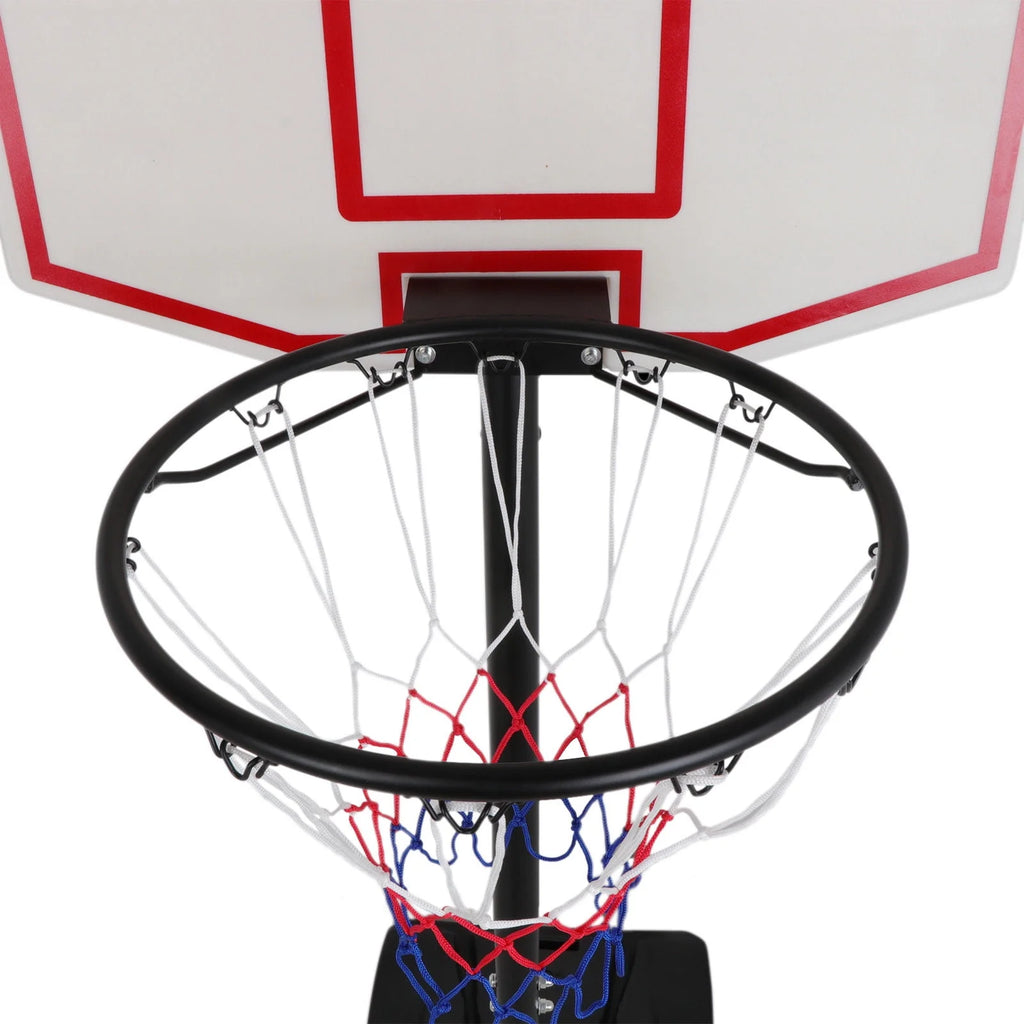 Portable Height Adjustable Basketball Hoop with Wheels T55625