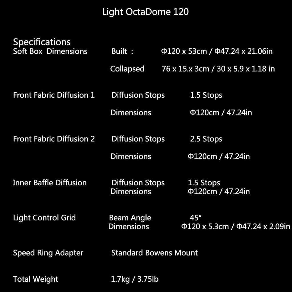 Octagon Softbox with Bowens Mount Q975069