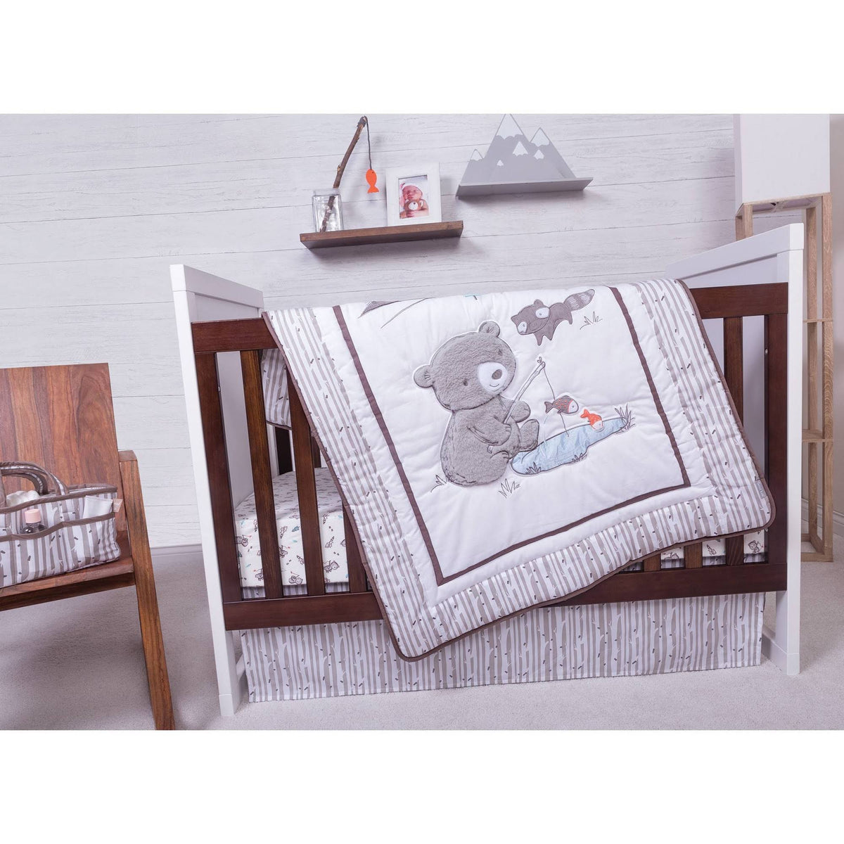 3 Piece Crib Bedding Set K63666