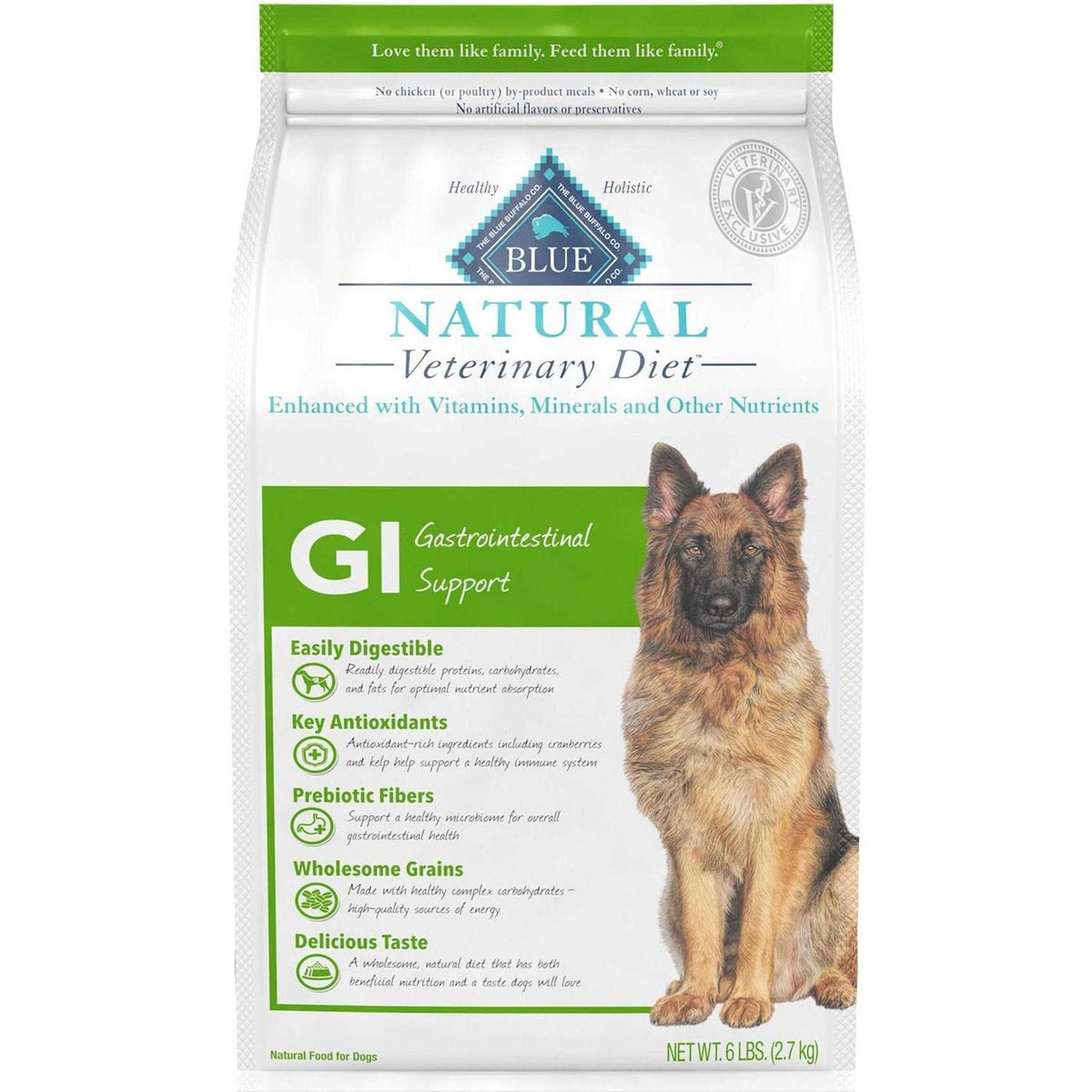 Natural Veterinary Diet GI Gastrointestinal Support Dry Dog Food R759794
