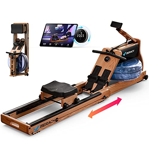 Foldable Water Rowing Machine with 400LBS Weight Capacity Y676821