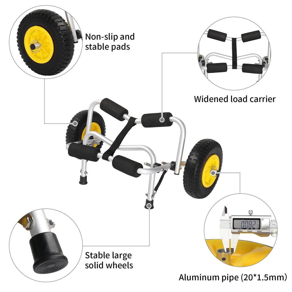 Kayak Canoe Boat Carrier Dolly Cart on Wheel B40145