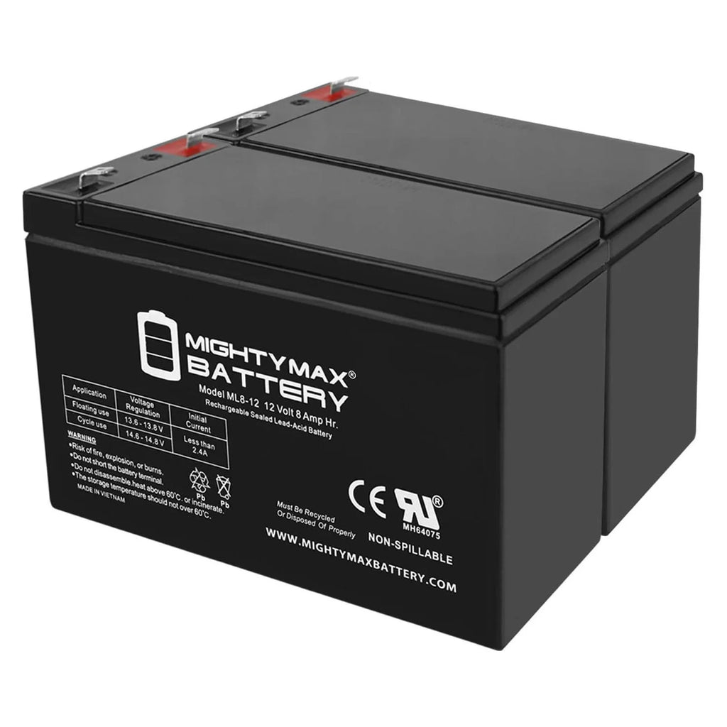 12 Volt 8 AH Rechargeable SLA AGM Battery Q213
