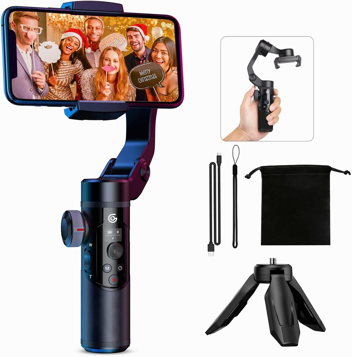 3-Axis Gimbal Stabiliser with Tripod Y5926