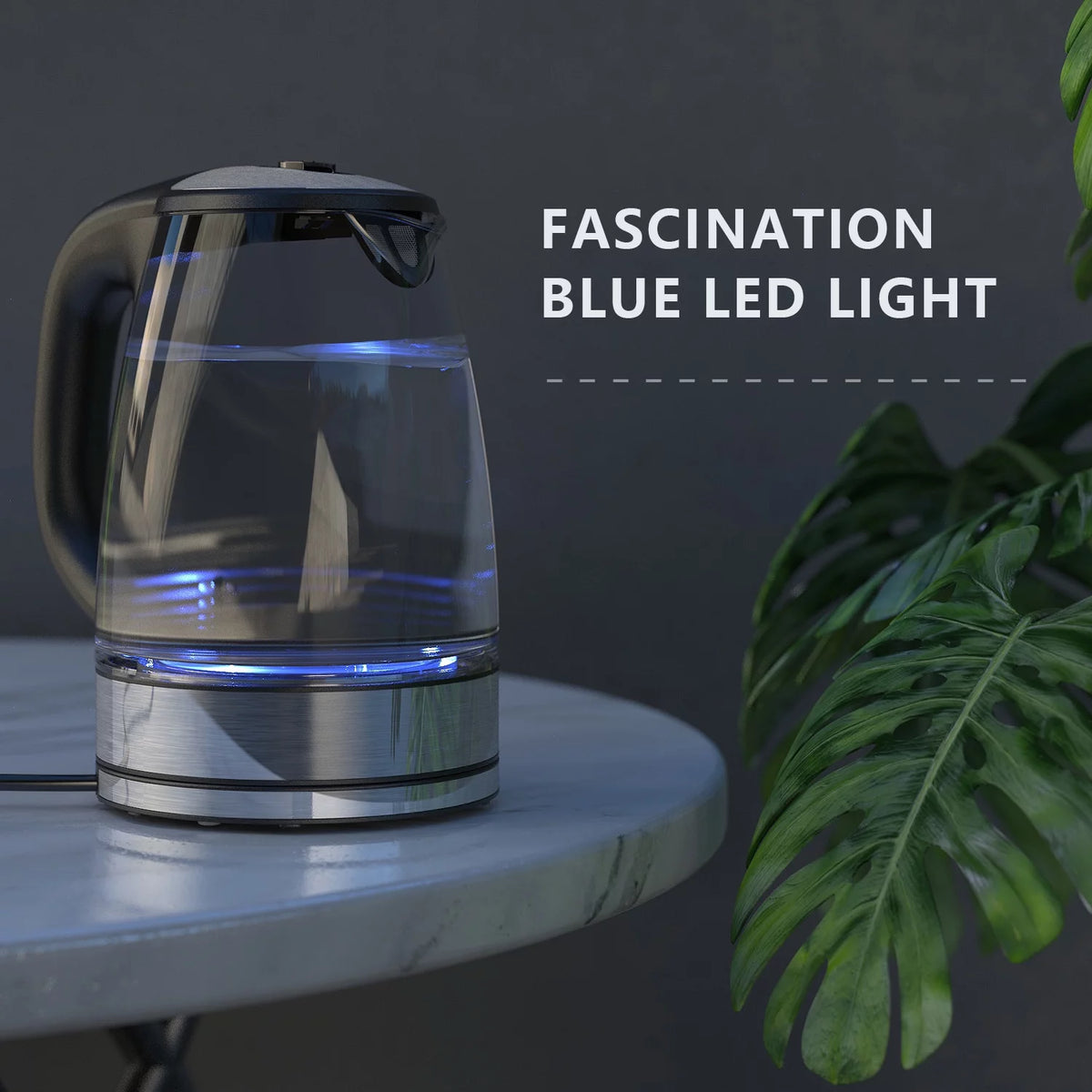 1200W 2.0L Glass Electric Kettle F974