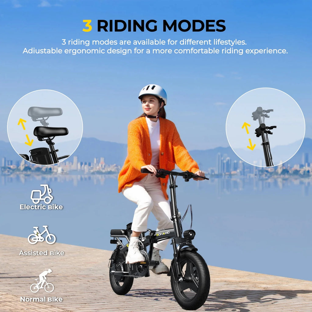 Folding Electric Bike 400W 48V 13Ah A27984